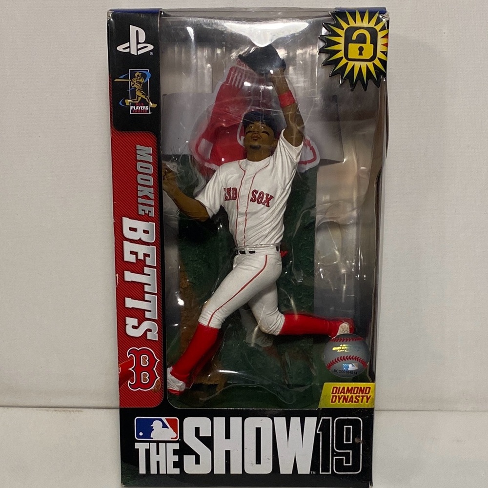Mookie Betts Boston RedSox PlayStation McFarlane Toys MLB  The Show 19 Figure